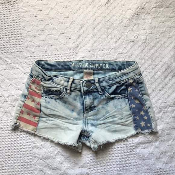 Mossimo Supply Co. Pants - America USA denim shorts. Size 3. Perfect for 4th!